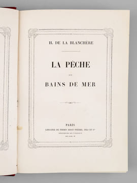 La Pêche aux Bains de Mer. DE LA BLANCHERE, H.