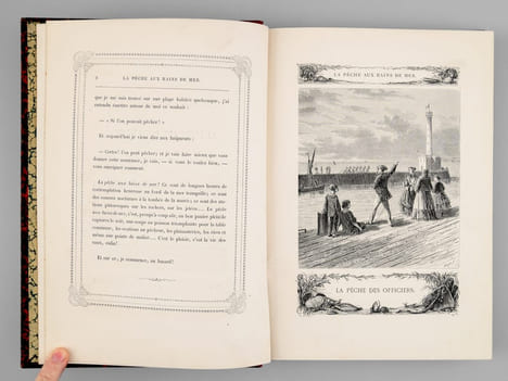 La Pêche aux Bains de Mer. DE LA BLANCHERE, H.