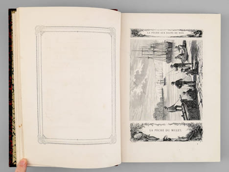 La Pêche aux Bains de Mer. DE LA BLANCHERE, H.