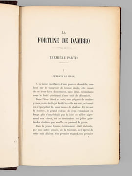 La Fortune de Dambro. MARCEL, Etienne