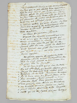 [ Lot d'archives XVIIIe et début XIXe relatifs à la commune de Magné [ Deux-Sèvres ]] I : 4 pièces XVIIIe dont acte de vente sur vélin, 8 ff. datés de ...
