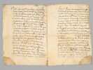 [ Manuscrit - Acte d'adjudication dat&eacute; de Riom le 24 mai 1646, sign&eacute; par Francois de Fretat Sieur de La Deyte : ] " Francois de Fretat Sieur de La ...