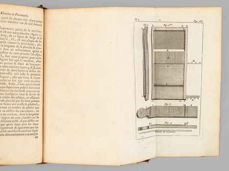 Éléments de Pharmacie théorique et pratique, Contenant toutes les Opérations fondamentales de cet Art [ Edition originale ] Avec leur définition, & ...