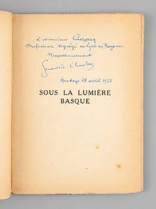 Sous la Lumière basque [ Edition originale - Livre dédicacé par l'auteur ] 