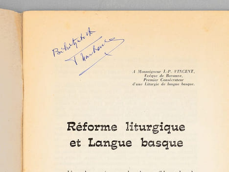 Réforme liturgique et langue basque [ Edition originale ]. ARRADOY, P.