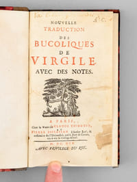 [ 2 tomes reliés en un vol. ] Nouvelle traduction des Bucoliques de Virgile avec des notes. Nouvelle traduction des Georgiques de Virgile avec des notes