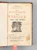 [ 2 tomes reli&eacute;s en un vol. ] Nouvelle traduction des Bucoliques de Virgile avec des notes. Nouvelle traduction des Georgiques de Virgile avec des ...