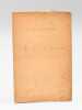 La question des Ep&eacute;es de Bordeaux [ tir&eacute; &agrave; part, exemplaire d&eacute;dicac&eacute; par l'auteur ]. BRUTAILS, J. A. [ BRUTAILS, Jean-Auguste (1859-1926) ]