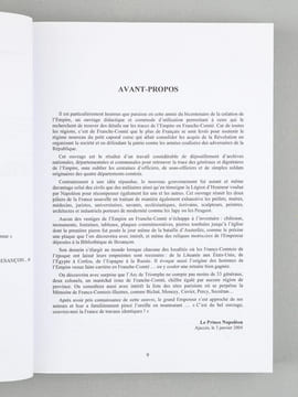 Les Francs-Comtois et l'Empire. Avant-propos du Prince Napoléon. [ exemplaire dédicacé par l'un des auteurs ]. THIEBAUD, Jean-Marie ; CHOFFAT, Thierry ...