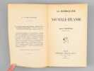 La d&eacute;mocratie en Nouvelle-Z&eacute;lande - avec une carte en couleurs de la Nouvelle-Z&eacute;lande.. SIEGFRIED, Andr&eacute; (1875-1959)
