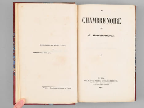 La Chambre Noire (2 Tomes - Complet) [ Edition originale ] [Contient : ] Un Père égoïste - L'élève de Philosophie - Le Notaire amoureux - La Barricade ...