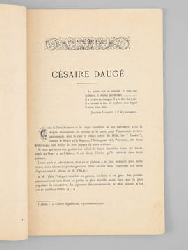 Césaire Daugé [ Edition originale - Livre dédicacé par l'auteur ].  DESPINS, Louis ; [LAPEYRE, Louis ] 