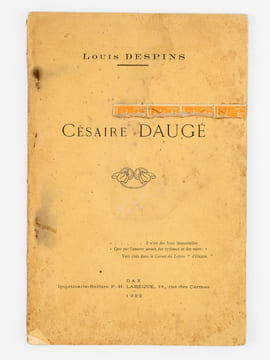 Césaire Daugé [ Edition originale - Livre dédicacé par l'auteur ].  DESPINS, Louis ; [LAPEYRE, Louis ] 