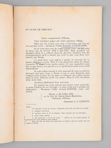 Herm. Histoire locale de la paroisse et de l'église [ Livre dédicacé par l'abbé Lesbats - Exemplaire corrigé par René Cuzacq ]