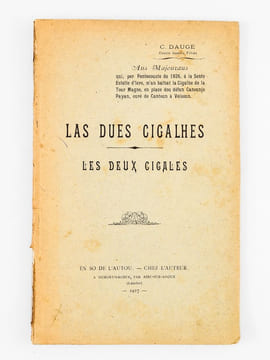 [Lot de 9 ouvrages de l'abbé Césaire Daugé : ] La Heste de Casères. Coumédiote gascoune en tres actes [ On joint : ]  Lou Nouste Enric. Coumediote, ...