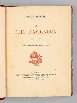 Li Fiho d'Avignoun - Les Filles d'Avignon. AUBANEL, Théodore (Teodor)