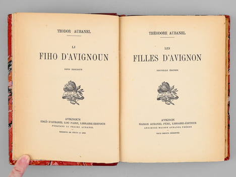 Li Fiho d'Avignoun - Les Filles d'Avignon. AUBANEL, Théodore (Teodor)