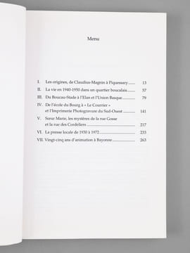 Boucau sur Bayonne ou la nuit des petits cochons... [ Livre dédicacé par l'auteur ] Tranches de vie de Piquessary-Boucau à Balichon-Bayonne en passant ...