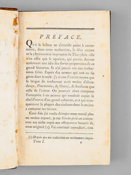 Histoire de Thucydide, Fils d'Olorus (4 Tomes - Complet) . LEVESQUE, Pierre-Charles