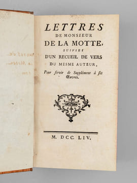 Oeuvres de Monsieur Houdar de la Motte, L'un des Quarante de l'Académie Françoise (10 Tomes - Complet) [ Suivi de : ] Poétique élémentaire Par M. L* ...