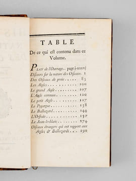 Histoire naturelle des Oiseaux (18 Tomes - Complet). BUFFON, Georges Louis Leclerc Comte de