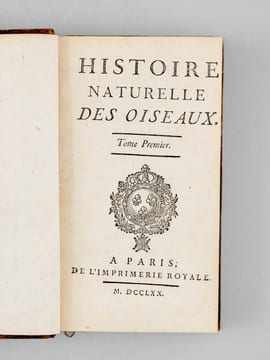 Histoire naturelle des Oiseaux (18 Tomes - Complet). BUFFON, Georges Louis Leclerc Comte de