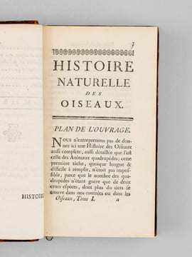 Histoire naturelle des Oiseaux (18 Tomes - Complet). BUFFON, Georges Louis Leclerc Comte de