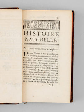 Histoire naturelle des Oiseaux (18 Tomes - Complet). BUFFON, Georges Louis Leclerc Comte de