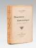 Dissertations gastronomiques suivies de Recettes [ Edition originale ]. VERDIER, Ernest