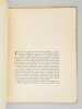 Nice 1921 Seize reproductions d'apr&egrave;s les tableaux de Henri-Matisse [ Edition originale ]. MATISSE, Henri ; VILDRAC, Charles