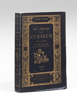 Les Zigzags d'un curieux. Causeries sur l'art des livres et la littérature d'art. UZANNE, Octave