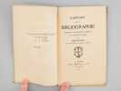 Rapport sur la Bibliographie pr&eacute;sent&eacute; &agrave; la Convention Nationale le 22 germinal an II (1794) . GR&Eacute;GOIRE, Abb&eacute; ; [ GREGOIRE, Jean-Baptiste ]