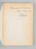Recueil de caract&egrave;res de l'imprimerie Darantiere &agrave; Dijon [ Livre d&eacute;dicac&eacute; par l'imprimeur ]. COLLECTIF ; D'AVOUT, Bernard