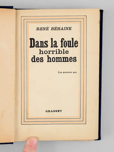 Dans la Foule horrible des Hommes [ Edition originale ]