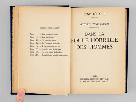 Dans la Foule horrible des Hommes [ Edition originale ]. BEHAINE, René ; BRACQUEMOND, Emile