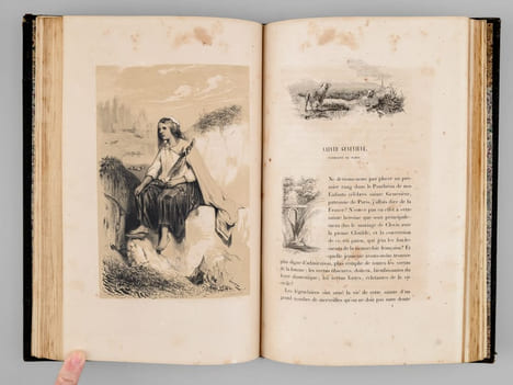 Vies des enfants célèbres de tous les Temps et de tous les Pays . CABOCHE DEMERVILLE, J. ; (Gavarni, Louis Garneray, Émile Wattier, Challamel, J. ...