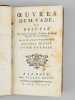 Oeuvres de M. Vad&eacute;, ou Recueil des Op&eacute;ra-Comiques, Parodies & Pi&egrave;ces fugitives de cet Auteur. Avec les Airs, Rondes & Vaudevilles Not&eacute;s (4 Tomes - ...