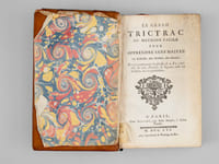 Le Grand Trictrac ou Méthode facile pour apprendre sans maître la marche, les termes, les règles, et une grande partie des finesses de ce jeu