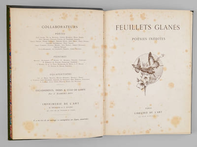 Feuillets glanés. Poésies inédites.