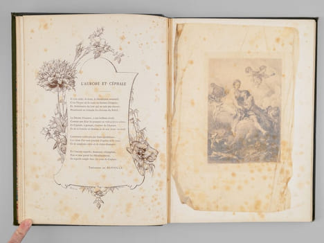 Feuillets glanés. Poésies inédites.. COLLECTIF ; AICARD Jean ; DE BANVILLE Théodore ; BENEDITE Léonce ; BERNÈS Henri ; BOURGET Paul ; COPPÉE François ...