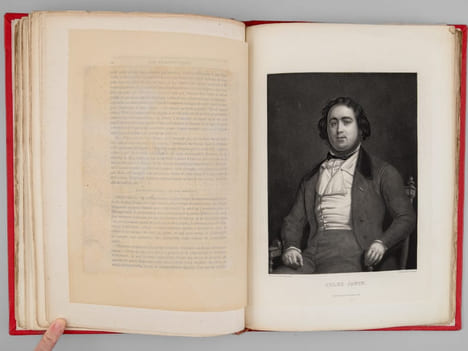 Les Romantiques. Dix portraits gravés de Eugène Delacroix, Victor Hugo, Alexandre Dumas, Théophile Gautier, Mme Dorval, Alfred de Musset, George Sand, ...