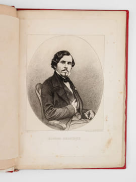 Les Romantiques. Dix portraits gravés de Eugène Delacroix, Victor Hugo, Alexandre Dumas, Théophile Gautier, Mme Dorval, Alfred de Musset, George Sand, ...