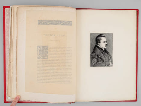 Les Romantiques. Dix portraits gravés de Eugène Delacroix, Victor Hugo, Alexandre Dumas, Théophile Gautier, Mme Dorval, Alfred de Musset, George Sand, ...