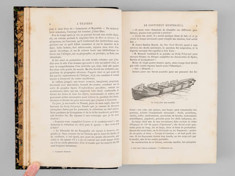 À travers le Continent mystérieux. Découverte des sources méridionales du Nil, circumnavigation du lac Victoria et du lac Tanganyika, descente du ...