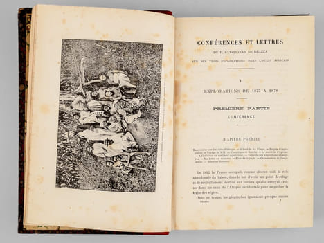 Conférences et lettres de P. Savorgnan de Brazza, Sur ses trois explorations dans l'Ouest africain de 1875 à 1886 . SAVORGNAN DE BRAZZA, Pierre ; NEY, ...