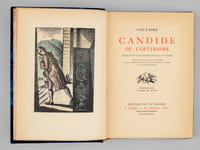 Candide ou l'Optimisme. Traduit de l'allemand par M. le Dr Ralph, avec les additions qu'on a trouvées dans la poche du docteur lorsqu'il mourut à Minden l'an de grâce MDCCLXIX 