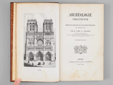 Archéologie chrétienne ou Précis de l'Histoire des Monuments Religieux du Moyen Age. BOURASSE, Jean-Jacques
