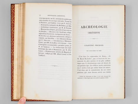 Archéologie chrétienne ou Précis de l'Histoire des Monuments Religieux du Moyen Age. BOURASSE, Jean-Jacques
