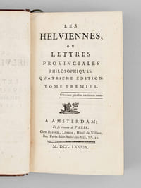 Les Helviennes, ou Lettres Provinciales philosophiques (5 Tomes - Complet)