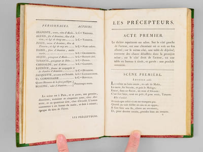 Les Précepteurs, Comédie en cinq actes et en vers. Ouvrage posthume de P. F. N. Fabre d'Églantine ; Représentée pour la première fois, sur le Théâtre Français de la République, le 1er jour complémentaire de l'an 7